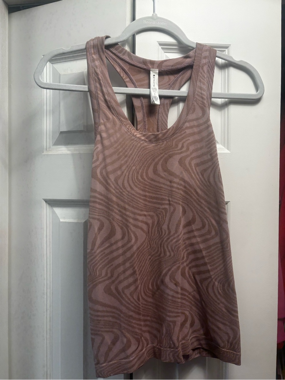Athleta Pink Mauve Racerback Tank